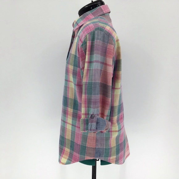 Koret City Blues Vintage Plaid Button-Up Shirt - Picture 3 of 14